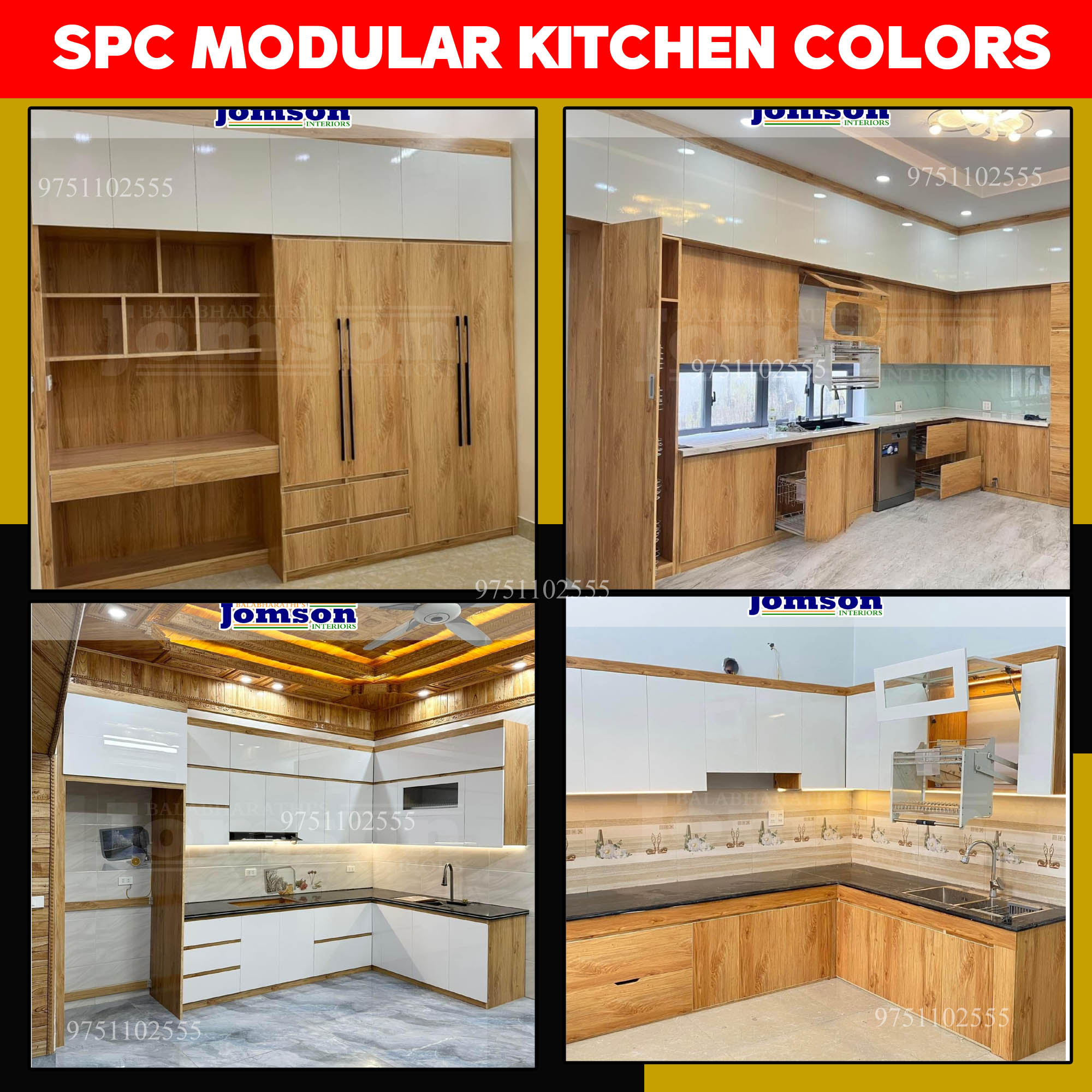 UPVC Modular Kitchen Colors